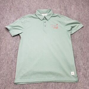 Linksoul Polo Shirt Mens Medium Green Outdoors Golf Golfer Golfing Adult M